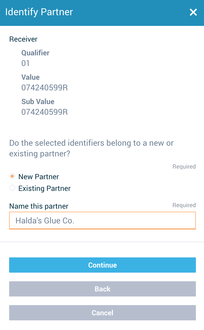 Missing Partner Exception | Syncrofy Help